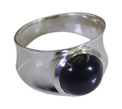 Riyo Black 925 sterling silver Black Oynx Ring bonnie unique handmade jewelry SR - £11.21 GBP