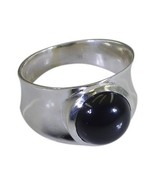 Riyo Black 925 sterling silver Black Oynx Ring bonnie unique handmade je... - $19.15 CAD