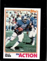 1982 Topps #350 Billy Sims Nm Lions Ia *X4402 - $1.96