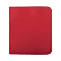 Ultra Pro International Vivid 12-Pocket Zippered PRO-Binder - Red - £28.78 GBP