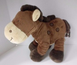 Koala Baby Horse Plush 12" Stuffed Animal Baby Rattle Lovey Brown - $19.55