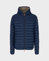 Save The Duck Men&#39;s GIGA Hooded Lightweight Jacket in Navy $178, Sz XL, NWT! - £98.60 GBP