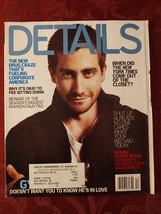 DETAILS magazine December 2005 Jake Gyllenhaal Fashions - $9.72