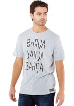 Nike Mens Football Club Barcelona Covert T Shirt Color Grey/Black Size 3XL - $51.83