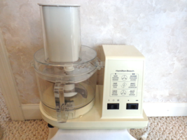 Vintage Hamilton Beach Food Processor Mod. 702 R. (1519) - £39.50 GBP