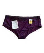 Vintage Vassarette Panties Nylon &amp; Lace Purple Shiny Size 6 Silky Second... - €16,43 EUR
