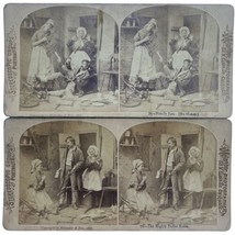 Antique Stereoscope Stereoscopic Card Melander &amp; Bro. Chicago #75-76 Family Jars - $27.84