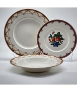 Mikasa Berry Delight 1-Place Setting 3Pc Ultima + Super Strong Fine Chin... - $69.60 CAD