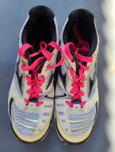Mizuno Wave Phantom Women&#39;s Size 10.5 W US White Ivory Lace Up Athletic Shoes - £18.17 GBP
