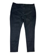 Womens Lularoe Black Skinny Ankle Jeans Magic Waist Slimming Plus Size 4... - $60.50 CAD