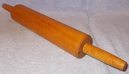 Old Vintage Kitchen Baking Maple Wood Rolling Pin AA - $12.95
