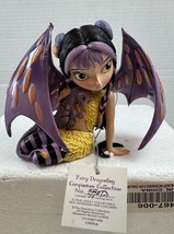 Rare VTG Hamilton Collection Fiery Dragonfly Rae Fairy Figurine # 0990A COA - $97.20