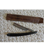 VINTAGE GEO. WOSTENHOLMES &amp; SONS STRAIGHT RAZOR. (#0619) With SHEATH - $86.99