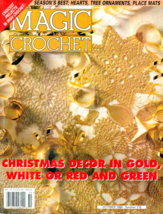 Magic Crochet Magazine Oct 1998 #116 Irish Crochet Patchwork Gifts Fashi... - $8.50