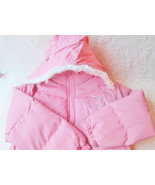 Girls Coat Girls Jacket Hooded Pink Vintage Sz 10 New Childs Winter Ski ... - $1,223.53 MXN