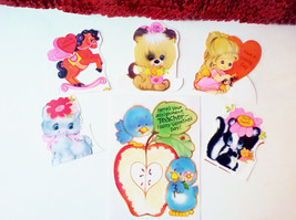 Valentine Cards Set Vintage Unused Assorted Greeting Card Children Teach... - £11.85 GBP