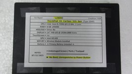ThinkPad X1 Carbon 5th Gen i5-7200U 8GB - Laptop for Repair or Parts - 20HR - €42,43 EUR