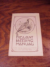 1933 Pheasant Breeding Manual from More Game Birds In America, Book, boo... - £11.90 GBP