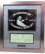 Carroll Shelby Framed Autograph Check #1028 dtd Dec 7 1962 - £784.96 GBP