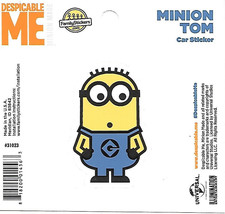 Despicable Me Minion Tom Figure Peel Off Car Sticker Decal NEW UNUSED - £2.33 GBP