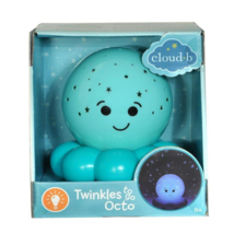 Cloud B Twinkles To Go 20cm Octo Blue LED Night Light Baby/Infant Lamp Projector - £86.24 GBP