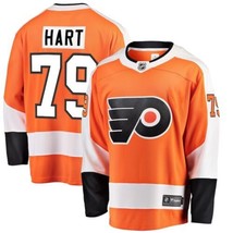 Fanatics Carter Hart Philadelphia Flyers Branded Orange Home Men&#39;s Premier Break - £74.62 GBP