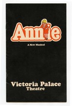 Annie New Musical Program Victoria Palace Theatre London 1978 Johns Hanc... - $13.86