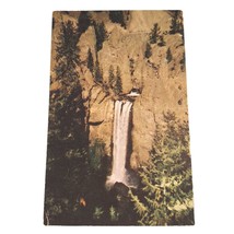 Postcard Tower Fall Tower Creek Yellowstone Park Wyoming Chrome Unposted - £5.44 GBP