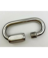 Stainless Steel 316 Quick Link Carabiner Screw Locking 3/16 &quot;*** PACK OF 10 - £25.60 GBP
