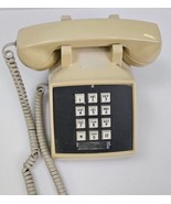 Vintage Comdial Push Button Desk Phone Telephone Cream/Brown Movie Prop  - €16,16 EUR