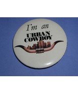 Urban Cowboy Movie Pinback Button Vintage 1980 - £15.65 GBP