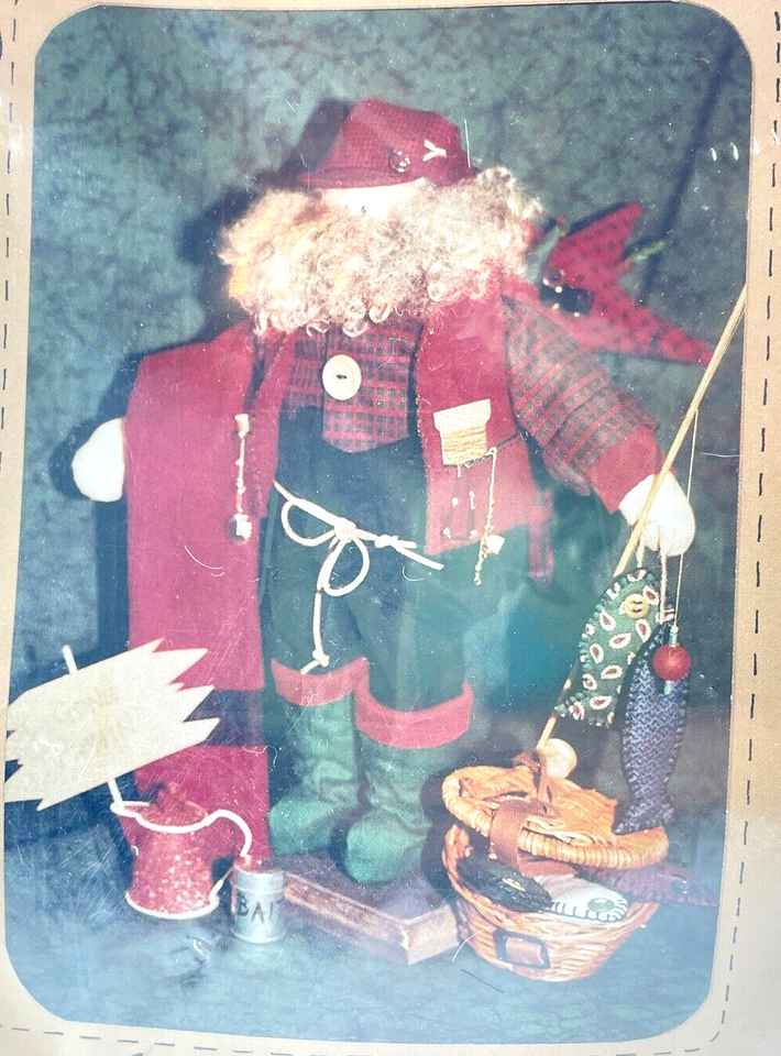 Hook, Line and Santa Christmas Craft Figurine from Hanging by a Thread 16 in. Item image 2