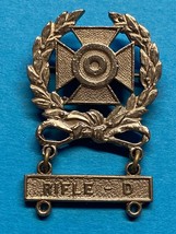 Circa 1920's - U.S. Army, Expert Qualification Badge, Pinback w/OPEN Loop Catch - $19.80