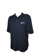 Vintage Milwaukee Brewers Single Stitch Polo Shirt 100% Pima Cotton Embroidered  - £7.40 GBP