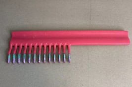 Vintage Goody Hair  Comb Wavy Color Dipped  Plastic 7 3/4” Pink - $13.17