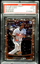 2012 Bowman Draft Silver Ice 34 Xavier Avery RC Rookie PSA 9 POP 1 *None Higher* - $11.89