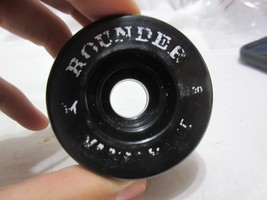 Vintage 1 Replacement Black Rounder Vanathane Roller Skate Wheels Quad S... - £23.46 GBP