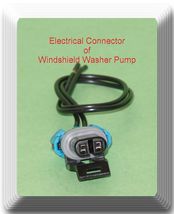 Connector of Windshield Washer Pump 22766715 Fits:GM GMC Isuzu Saab Saturn 02-17 - £8.80 GBP