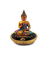 Buddha 3D Round Incense Stick Holder Ash Tray Burner Meditation Buddhism... - £19.75 GBP