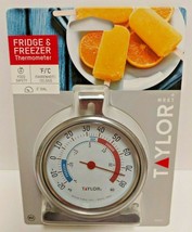 Taylor Fridge And Freezer Thermometer 5924 New 3&quot; Dial - £5.51 GBP