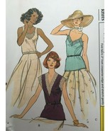 Vogue Sewing Pattern 9192 Misses Top Lace Trim Shirt Vintage 1970s Uncut... - $19.32
