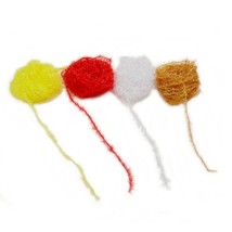 4bags Translucent Jelly Fritz Chenille Less Dense Blob Flies Fly Tying Material  - £55.66 GBP