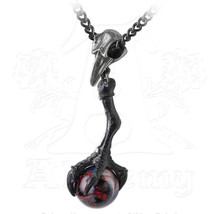 SteamPunk Victorian Alchemy Gothic Raven Black Talon Pendant Necklace NEW UNUSED - £26.25 GBP