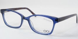 Ogi Kids OK318 1696 Transparent Blue /PURPLE /BROWN Quartz Eyeglasses 47-16-135 - £38.93 GBP