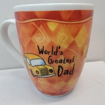 History &amp; Heraldry H&amp;H Fine Porcelain World&#39;s Greatest Dad Coffee Mug 4&quot; Fathers - £8.71 GBP