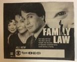 Family Law Tv Print Ad Vintage Dixie Carter Tony Danza TPA4 - $5.93