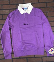 Champion Purple Rugby Shirt Long Sleeved~Brand New~ S - £35.58 GBP