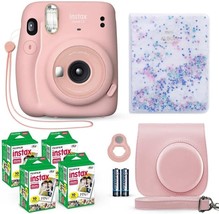 Blush Pink Fuji Film Value Pack (40 Sheets) Shutter Accessories Bundle For The - £132.14 GBP