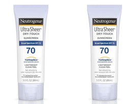 Neutrogena Ultra Sheer Dry-Touch Sunblock SPF 70-3 oz, 2 ct (Quantity of 2) - £35.16 GBP