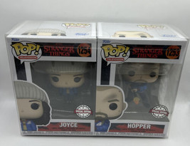 Funko Pop! Stranger Things 2-Pack Exclusive Joyce and Hopper with Protector - £28.00 GBP